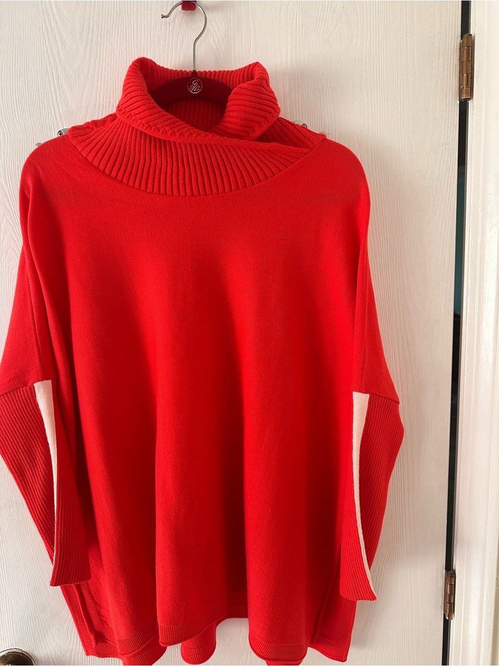 Mersea Red Turtleneck Women's Sweater